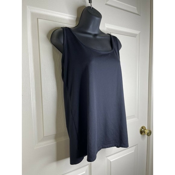 Champion Duo Dry Tank Top Womens Size XXL Solid Black Sleeveless Sport - Picture 7 of 11